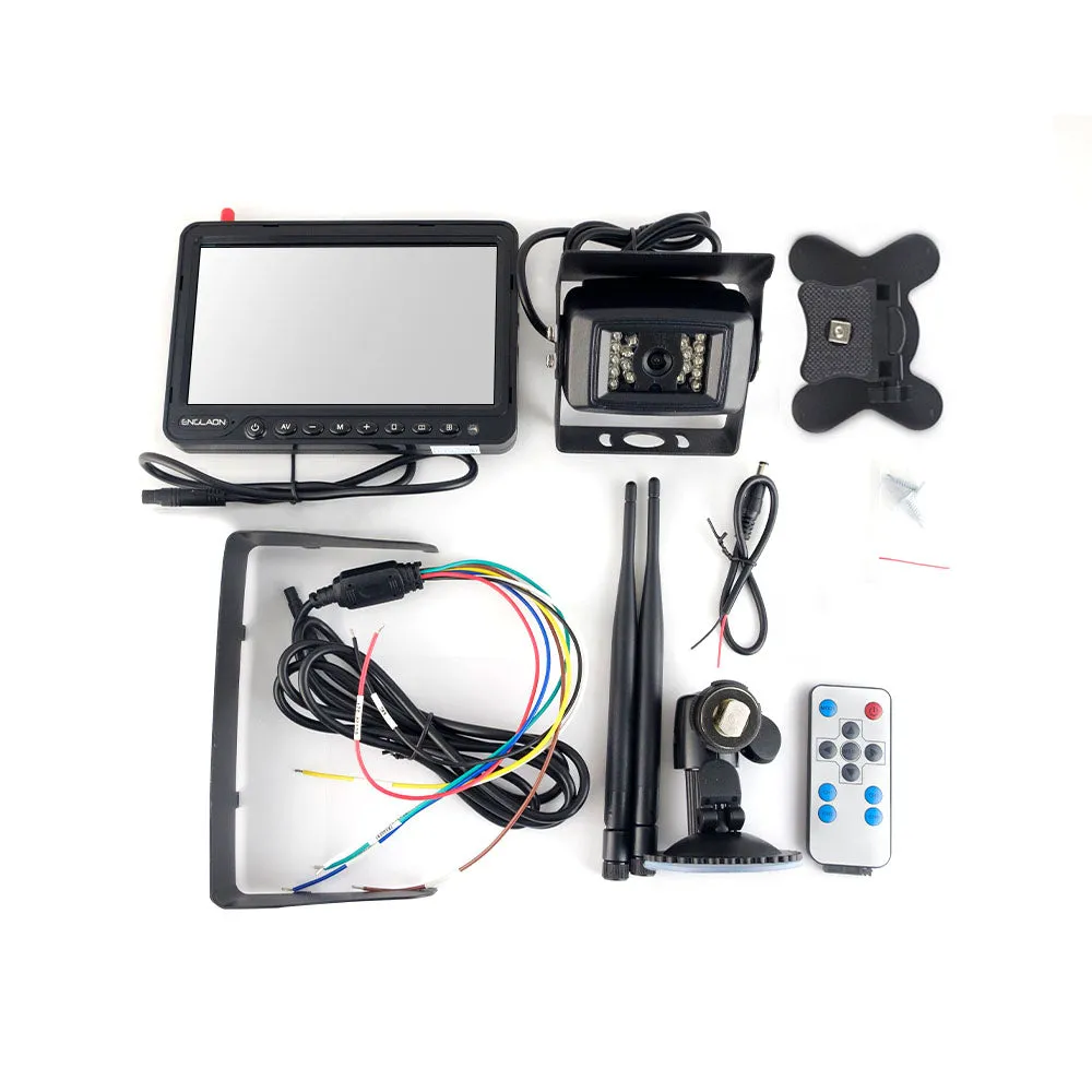 12V-48V Wireless 7" Monitor DVR with One Reverse Camera