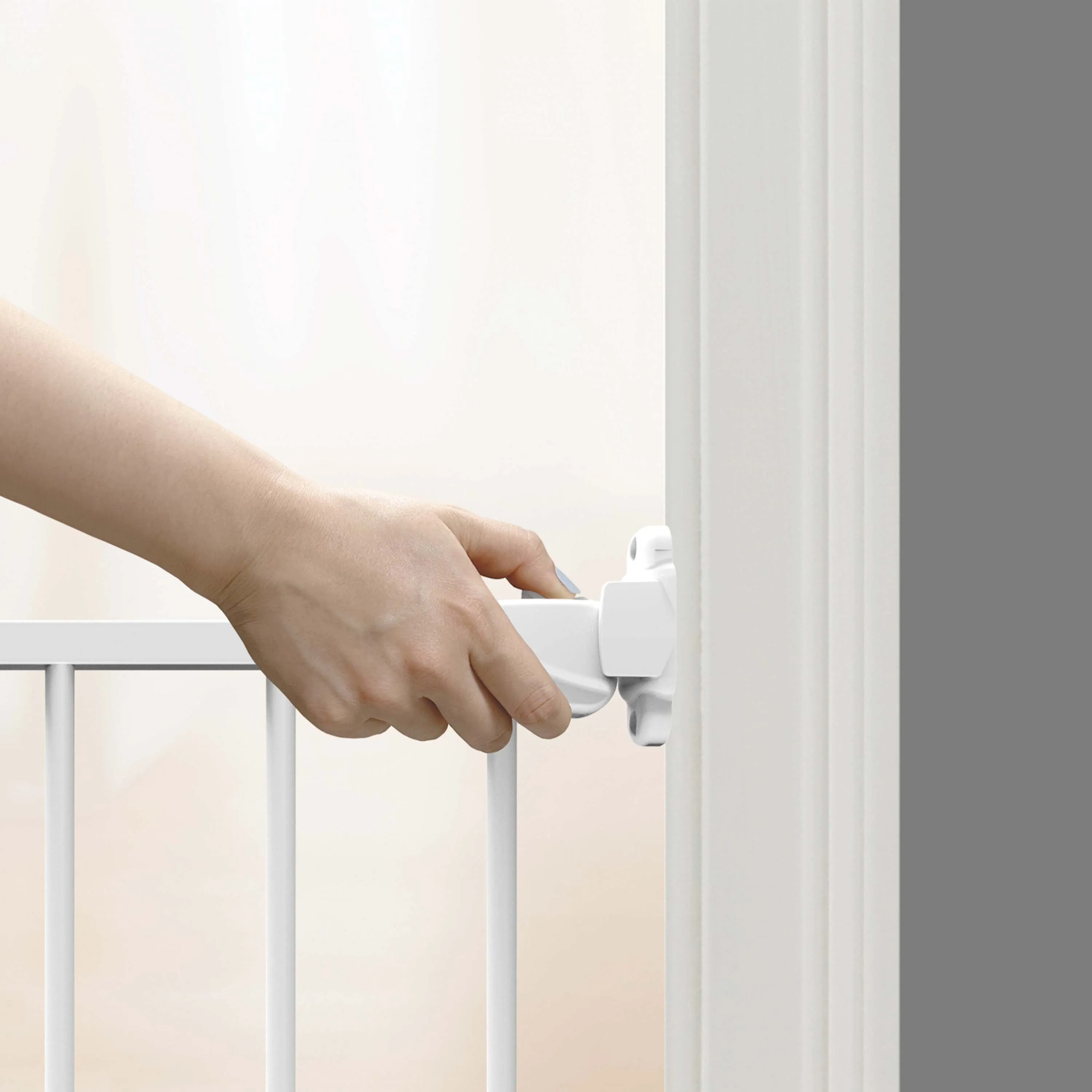 2-in-1 Simple Secure Stair HallwayGate