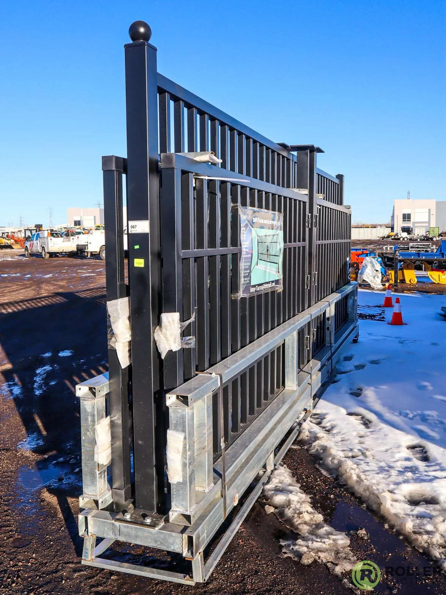 20ft Farm Metal Driveway Gate