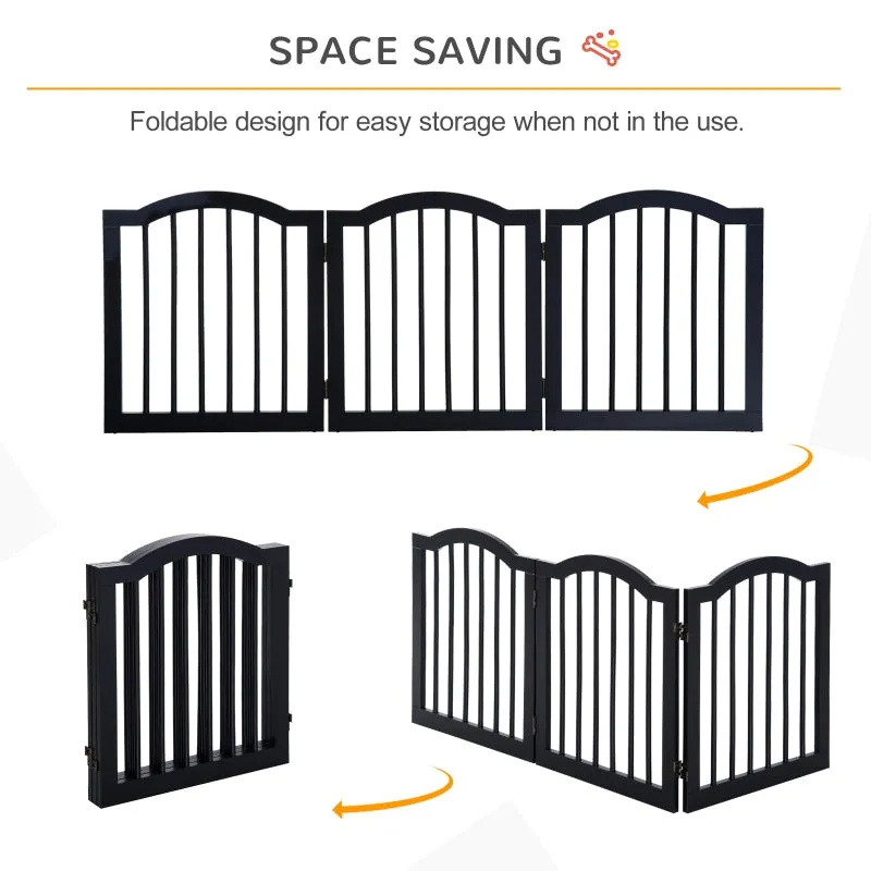 3 Panel Pet/ Dog Gate - Black