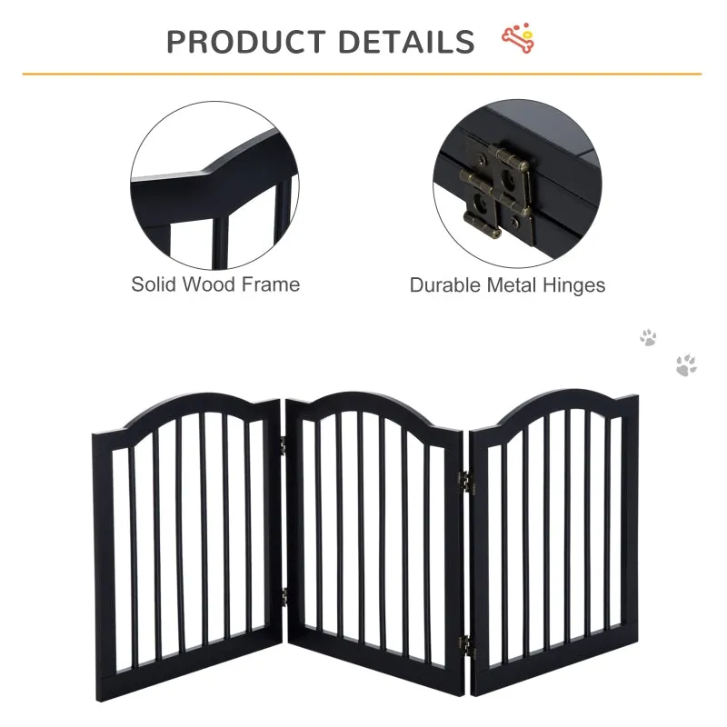 3 Panel Pet/ Dog Gate - Black