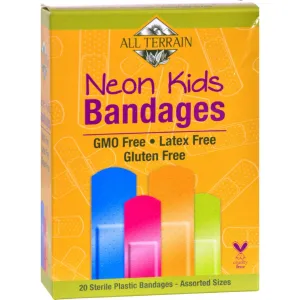 All Terrain Bandages - Neon Kids - Assorted - 20 Count