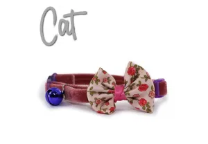 Ancol Vintage | Safety Cat Collar | Pink with Bow