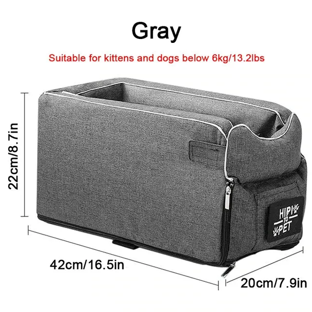 Anniepaw Portable Car Safety Dog Bed for Small Dogs Central Control