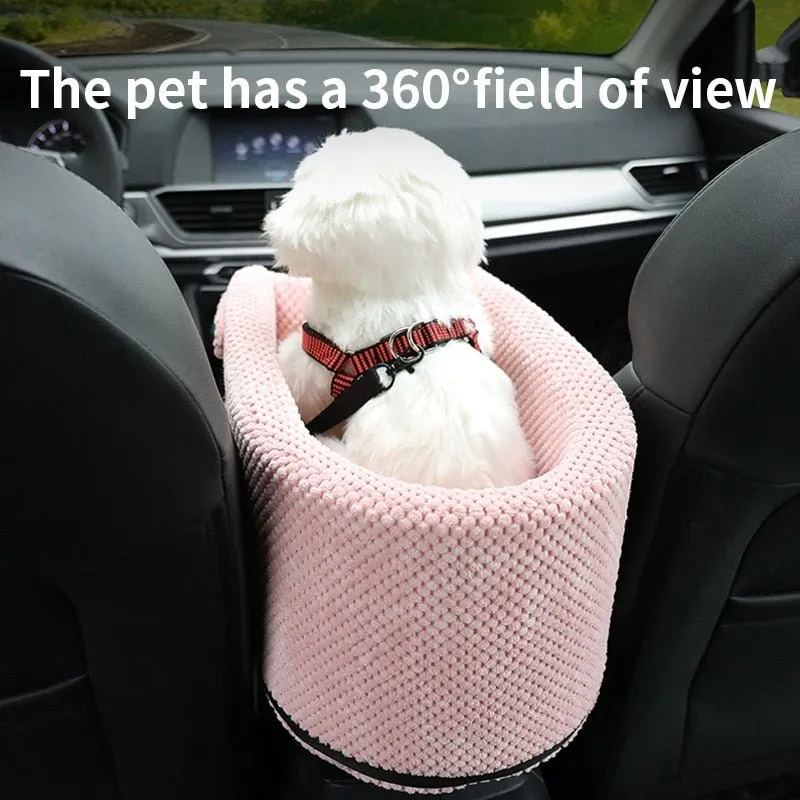 Anniepaw Portable Car Safety Dog Bed for Small Dogs Central Control