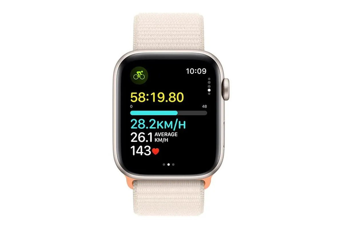 Apple Watch SE GPS | 44mm | Starlight Aluminium Case with Starlight Sport Loop - S/L