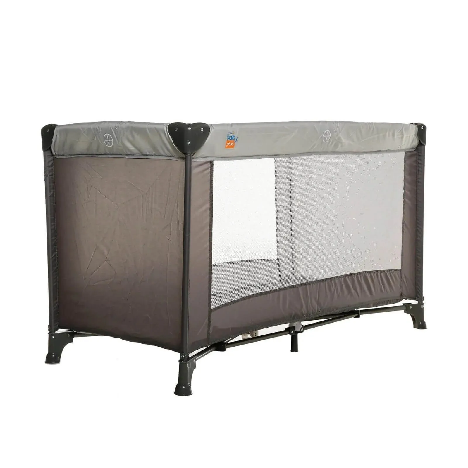 baby plus Eco Travel Cot - Grey