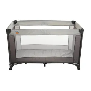 baby plus Eco Travel Cot - Grey