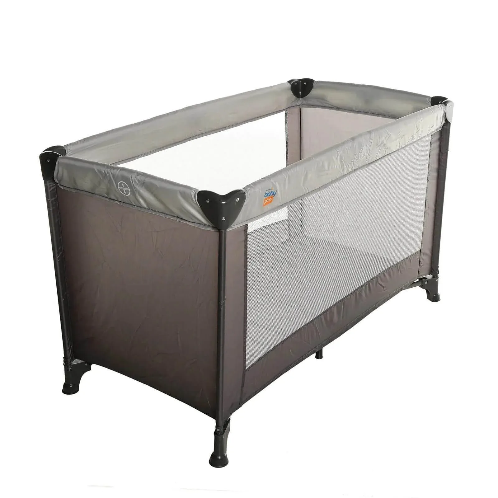 baby plus Eco Travel Cot - Grey