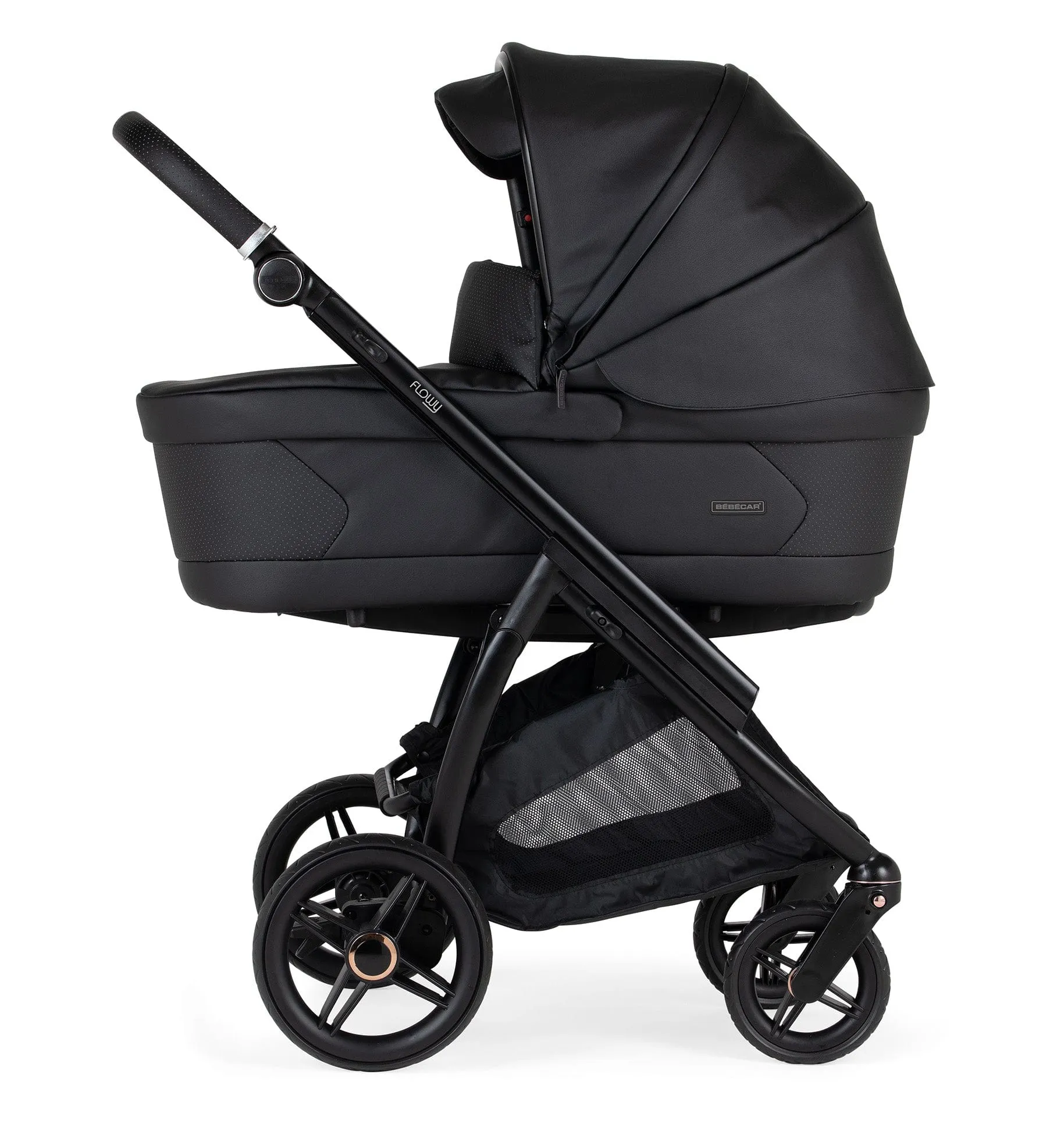 Bebecar Flowy 3 in 1 Travel System - Black