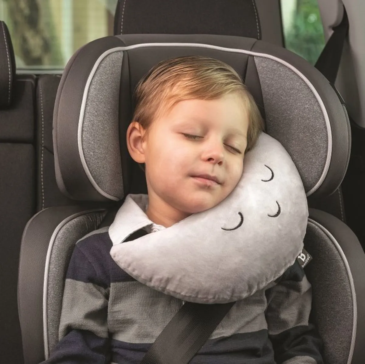 Ben bat Mooni Seat Belt Head Support - Gray