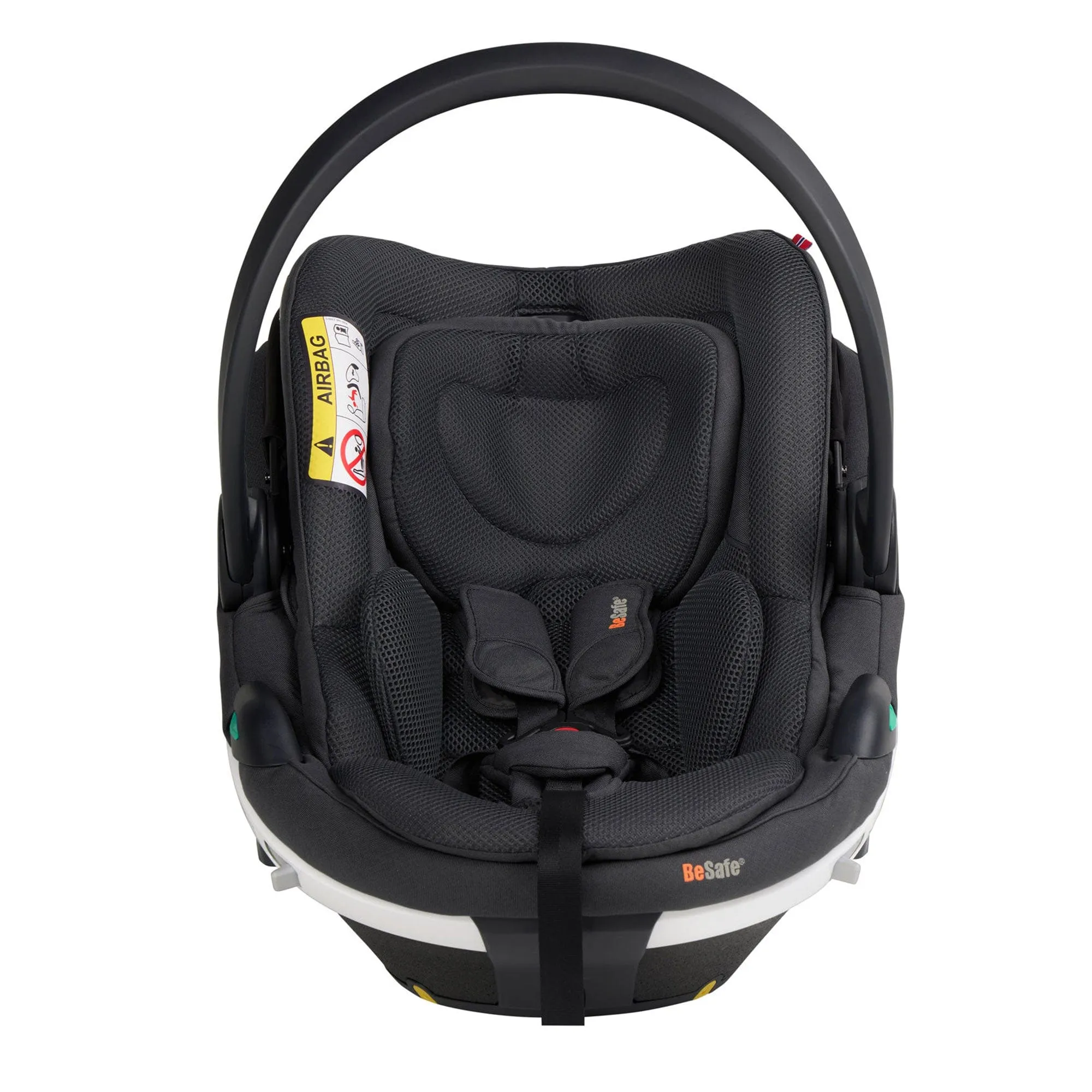 BeSafe Go Beyond Car Seat & Base Duo in Anthracite Mesh