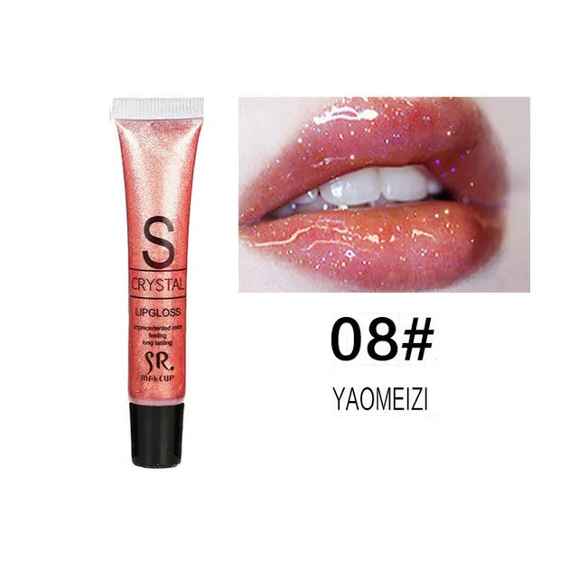 Brand Makeup Crystal Liquid Lips Cosmetics Long Lasting Lipstick Moisturizer Shining Diamond Shimmer Glitter Lip Gloss