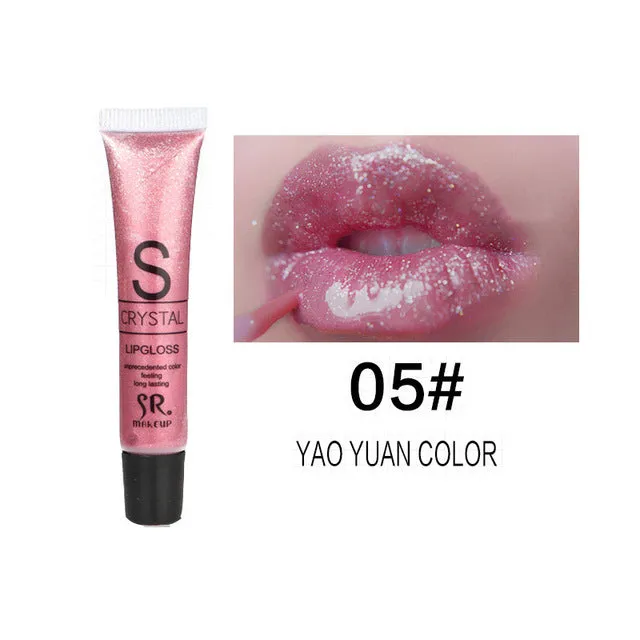 Brand Makeup Crystal Liquid Lips Cosmetics Long Lasting Lipstick Moisturizer Shining Diamond Shimmer Glitter Lip Gloss