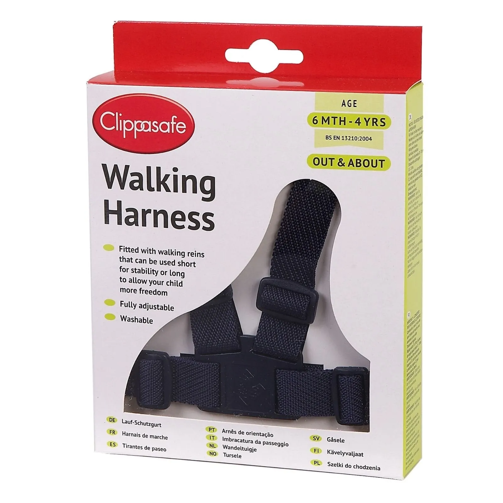 Clippasafe Walking Baby Harness with Reins Navy