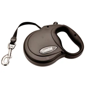 Coastal Retractable Dog Leash Black 16 ft, LG