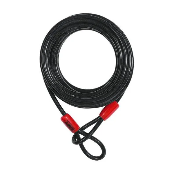 Copy of ABUS 10/500 Cobra 3/8 in. x 16 ft. Black Flexible Security Loop Steel Cable