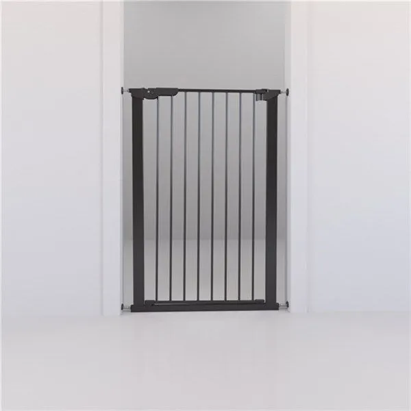 DogSpace BONNIE extra tall Pet gate metal gate BLACK