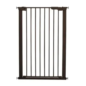 DogSpace BONNIE extra tall Pet gate metal gate BLACK