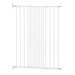 DogSpace CHARLIE extra tall extending metal Pet gate, WHITE