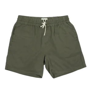 Dogtown easy shorts in olive tencel