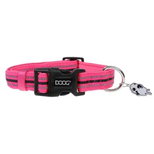 DOOG Neoprene Lady Neon Pink Dog Collar Large