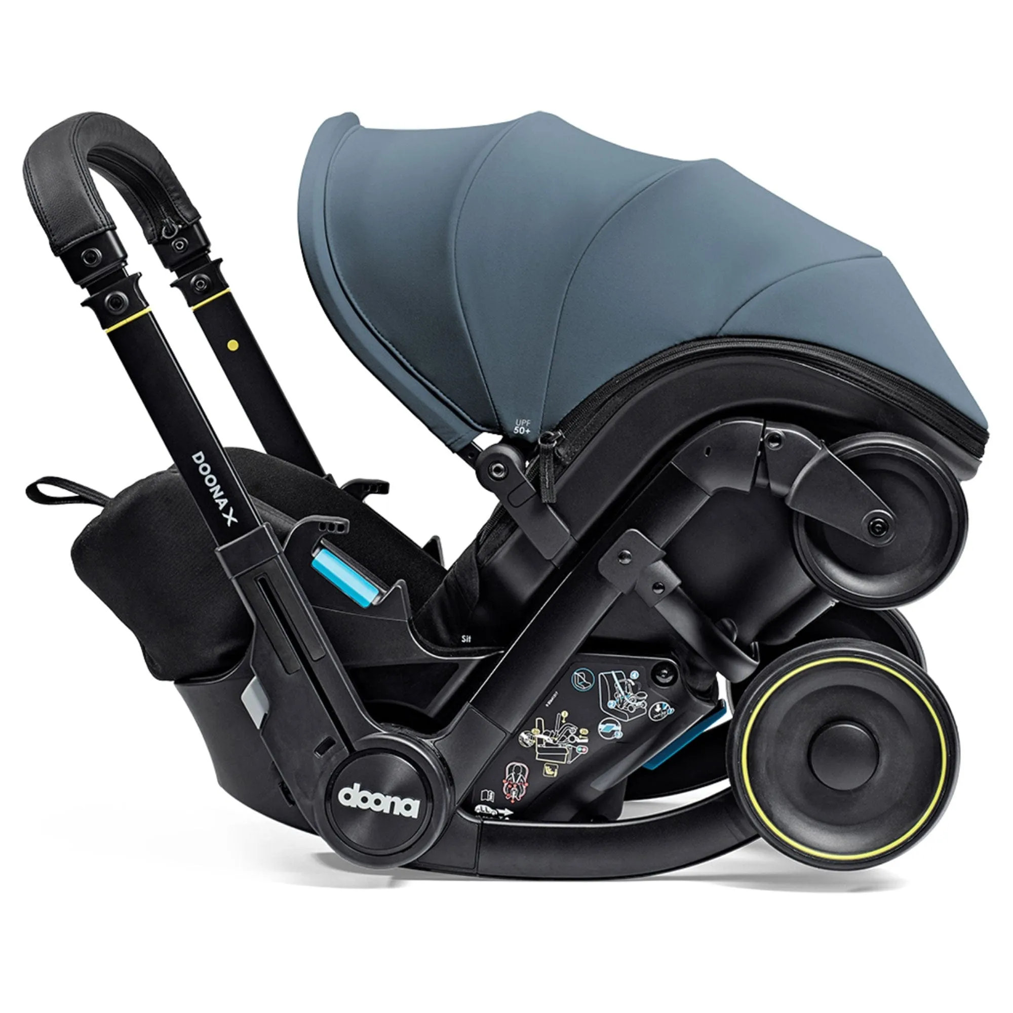 Doona X Infant Car Seat Stroller & X Isofix Base Ocean Blue