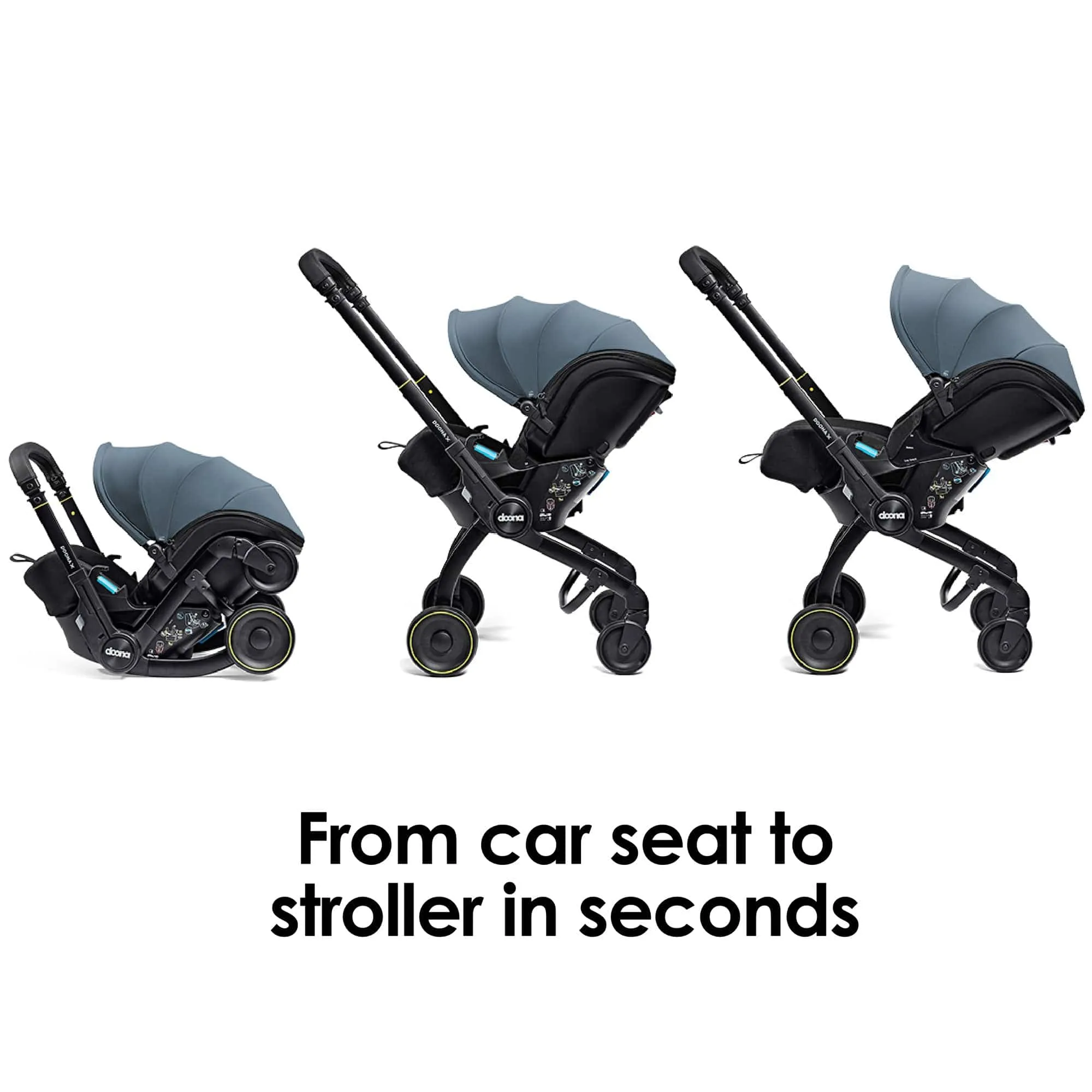 Doona X Infant Car Seat Stroller & X Isofix Base Ocean Blue