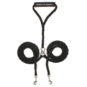 Dual Dog Leash - Black