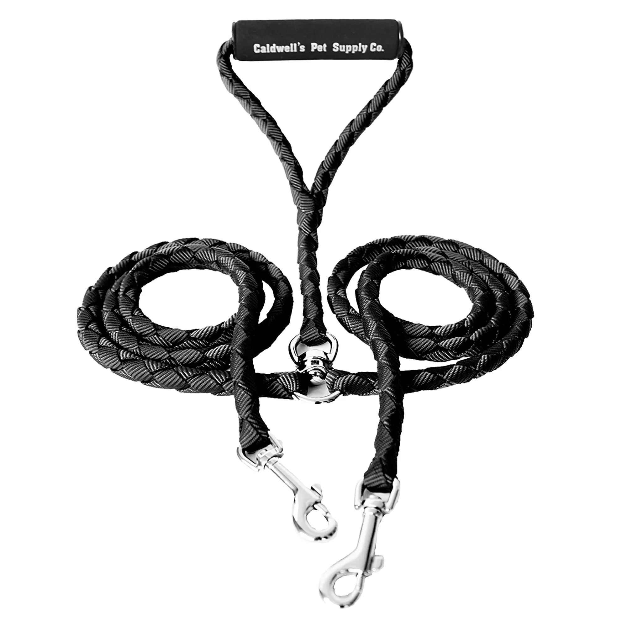 Dual Dog Leash - Black