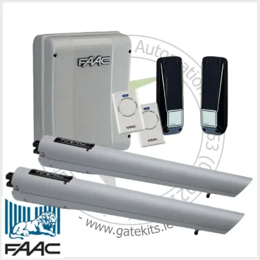 Faac s418 kit-105998-104301- FOR ENTRANCES UP TO 4.6M (13.5FT)(5.4m with electric lock(16ft))