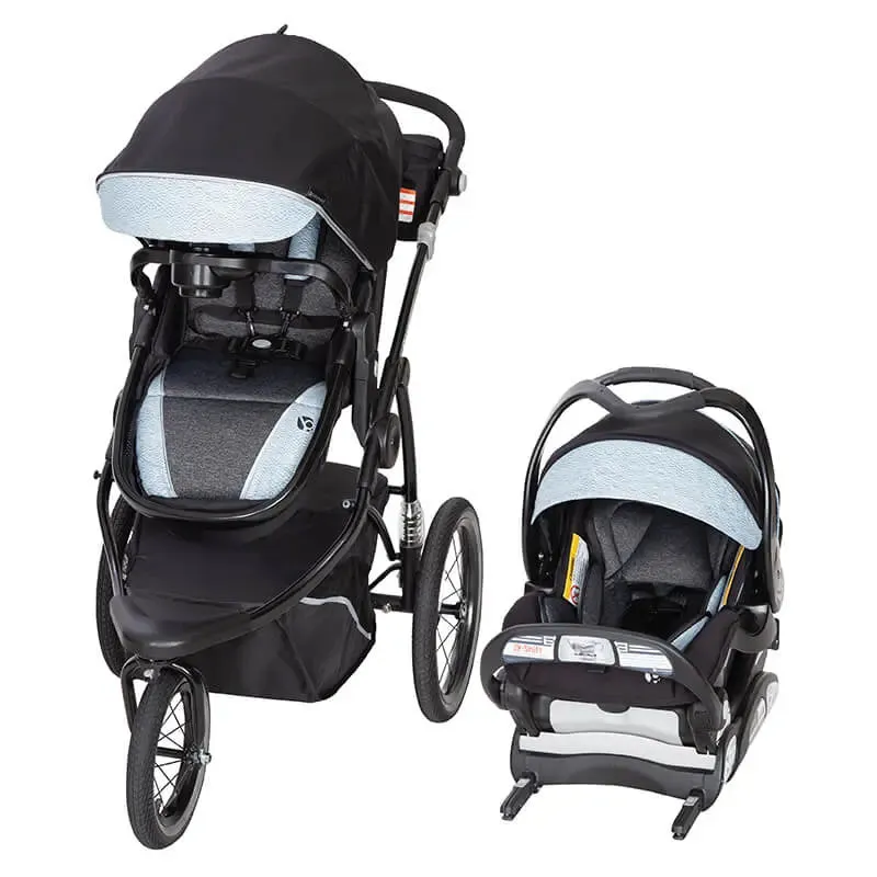 Go Gear 180º 6-in-1 Jogger Travel System with E- Shift Infant Car Seat - Blue Spectrum