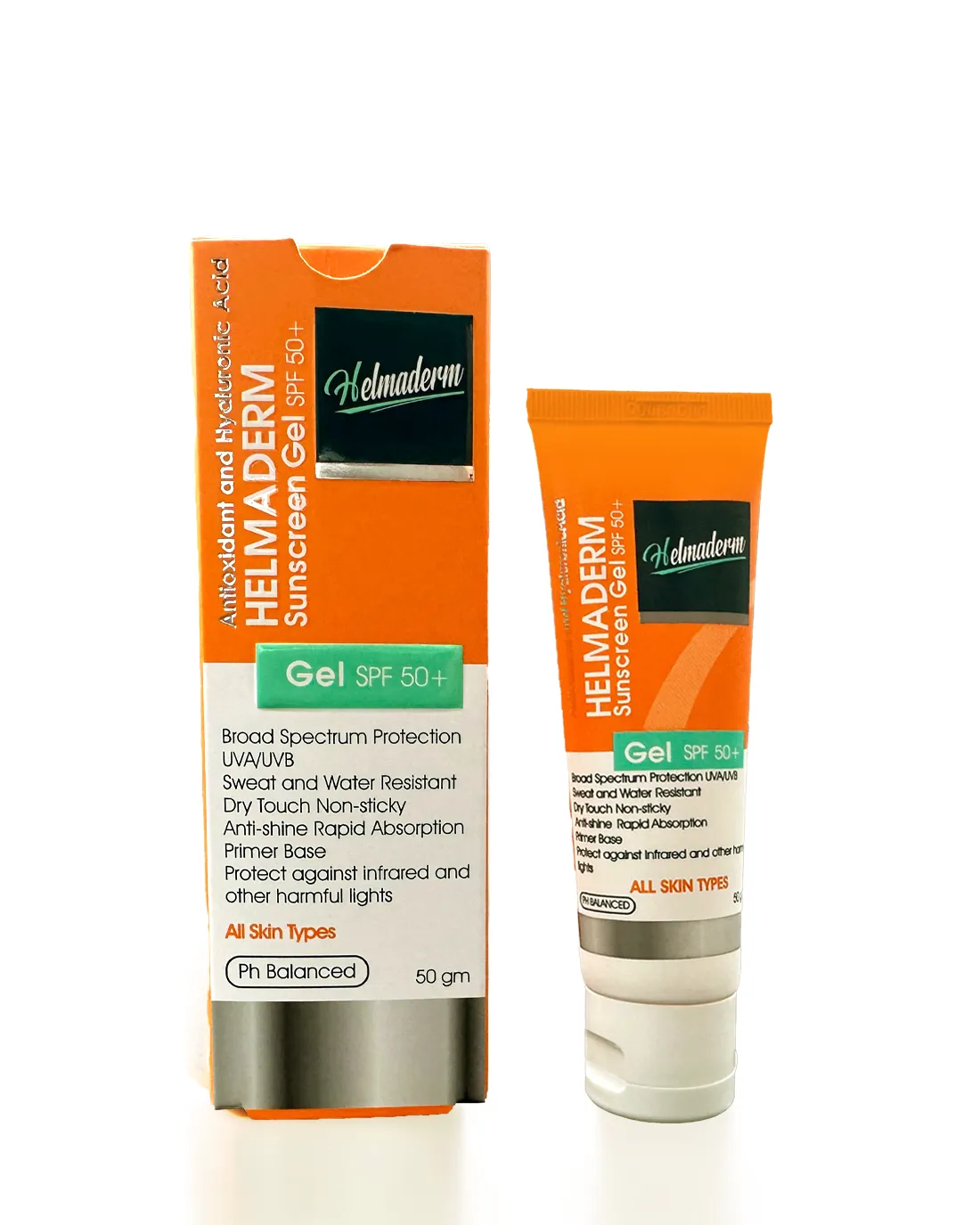 HELMADERM SUNSCREEN GEL SPF50  50 GM