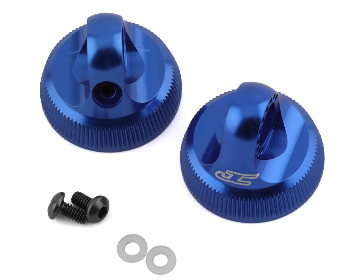 JConcepts Team Associated Fin Aluminum 13mm Shock Cap (2) 2701 | JCO2701