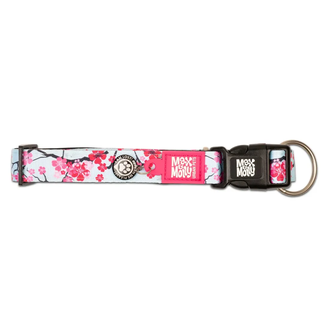 Max & Molly Cherry Blossom Smart ID Dog Collar