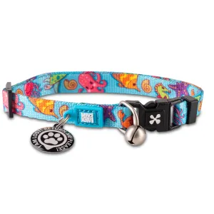 Max and Molly Blue Ocean Smart ID Collar for Cats (Blue)