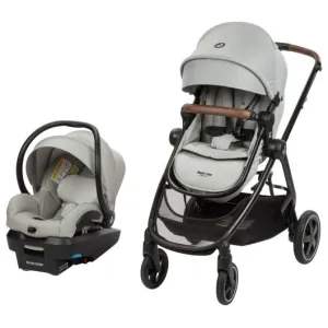 Maxi Cosi Zelia Max 5-in-1 Modular Travel System | Polished Pebble