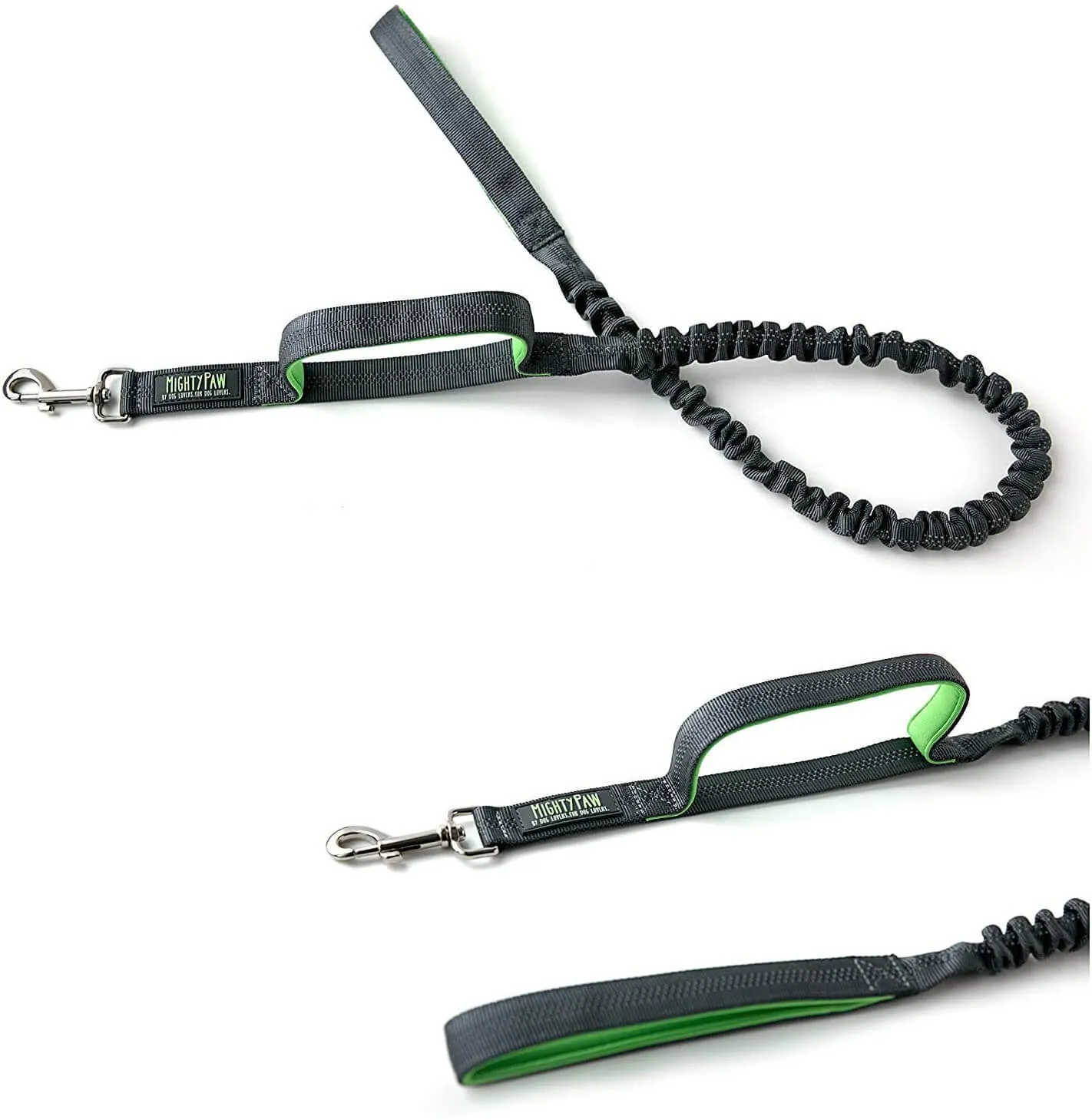 Mighty Paw Dual Handle Bungee Leash with Shock-Absorbing System