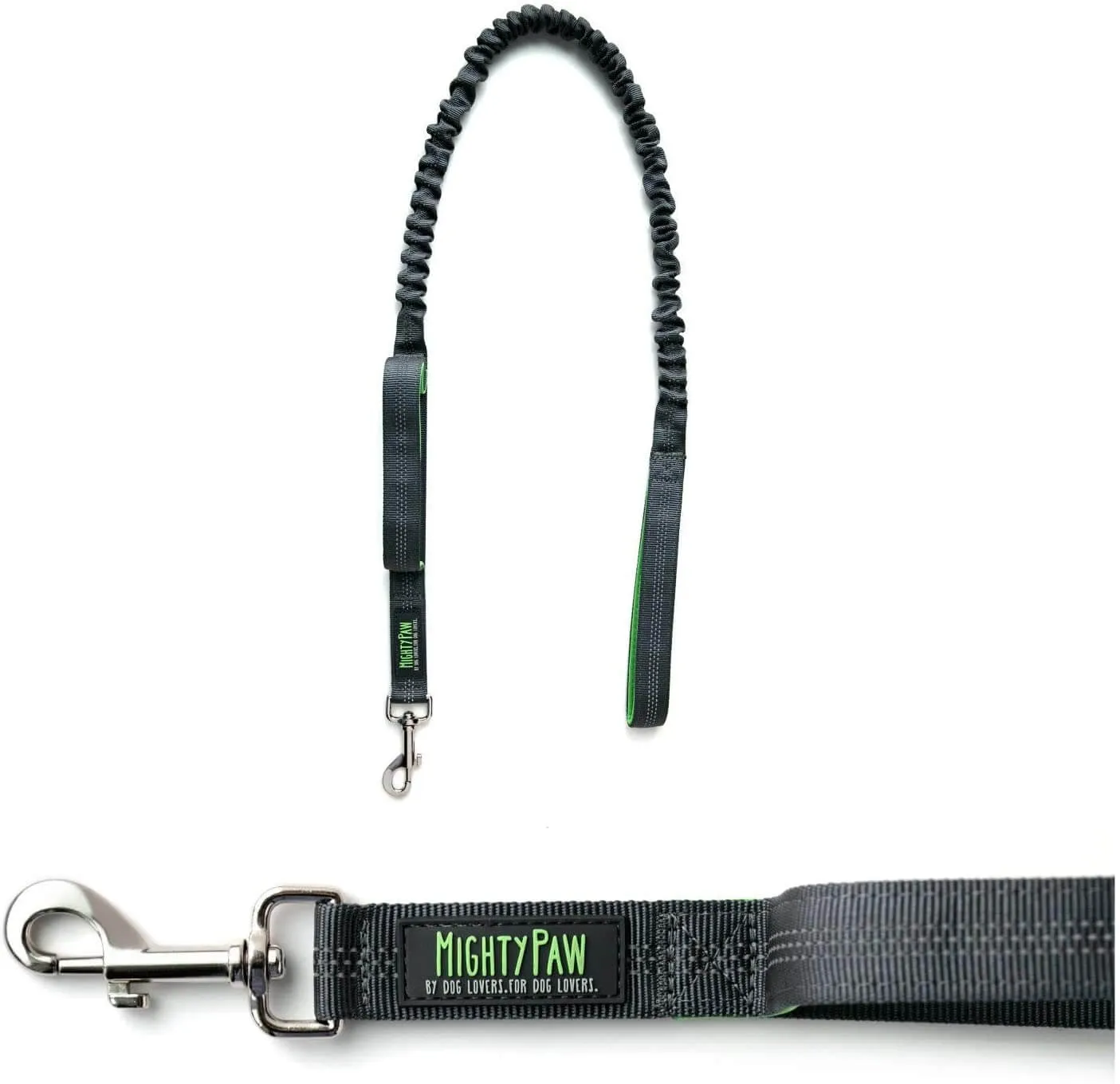 Mighty Paw Dual Handle Bungee Leash with Shock-Absorbing System