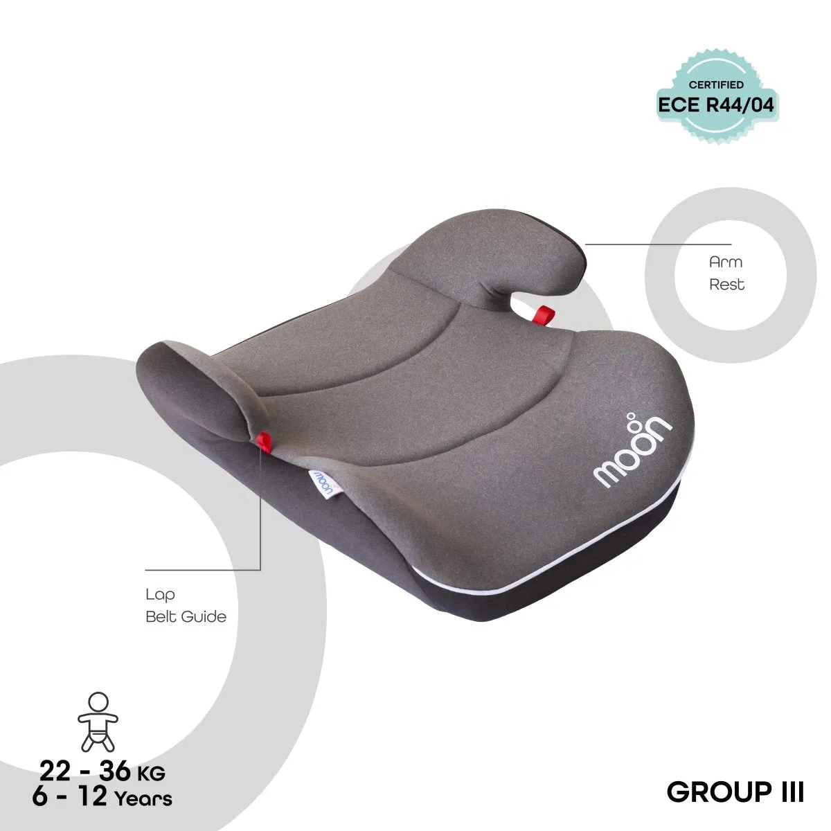 Moon Kido Booster Seat Brown