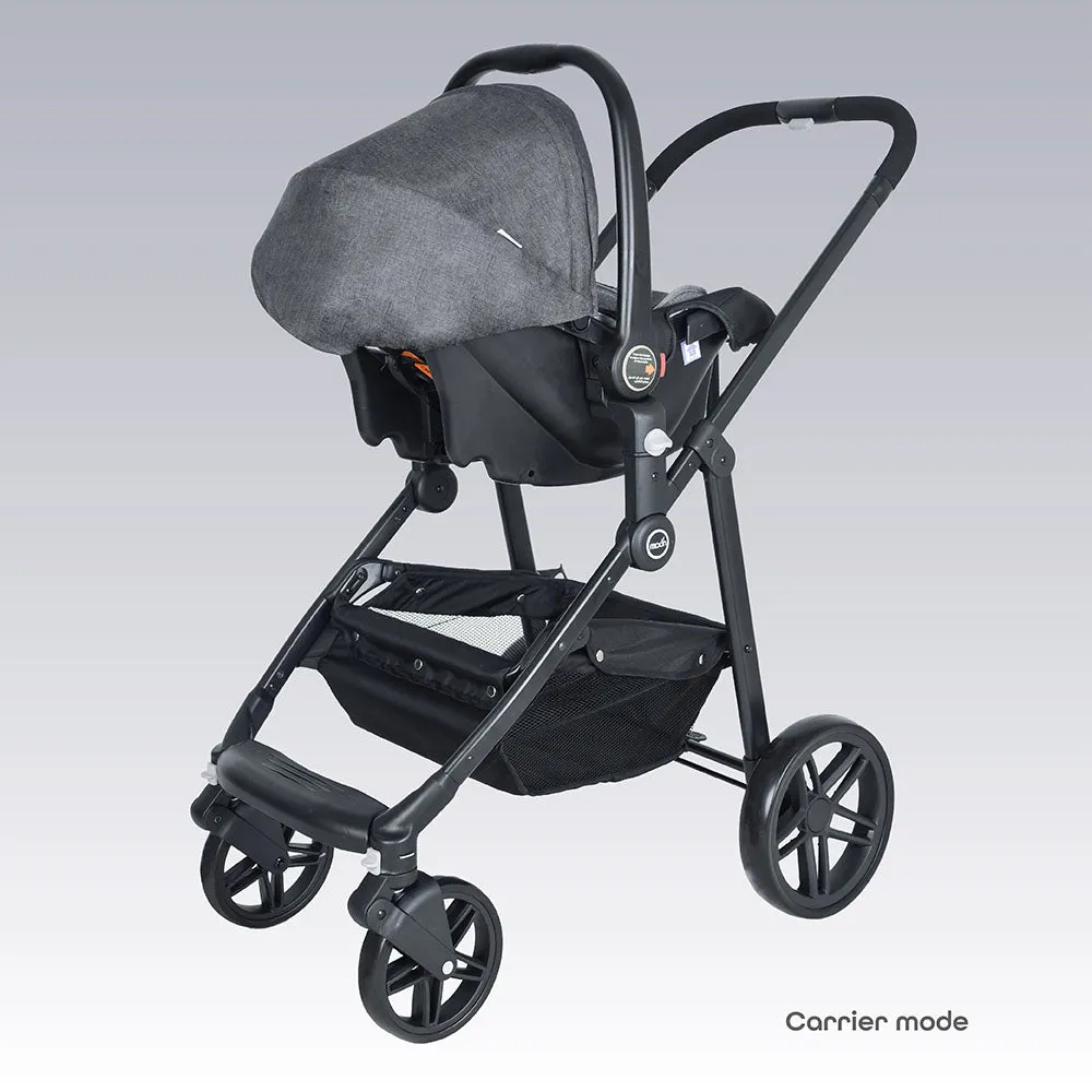 Moon Tres 3in1 Travel System Dark Grey Birth to 15 kg