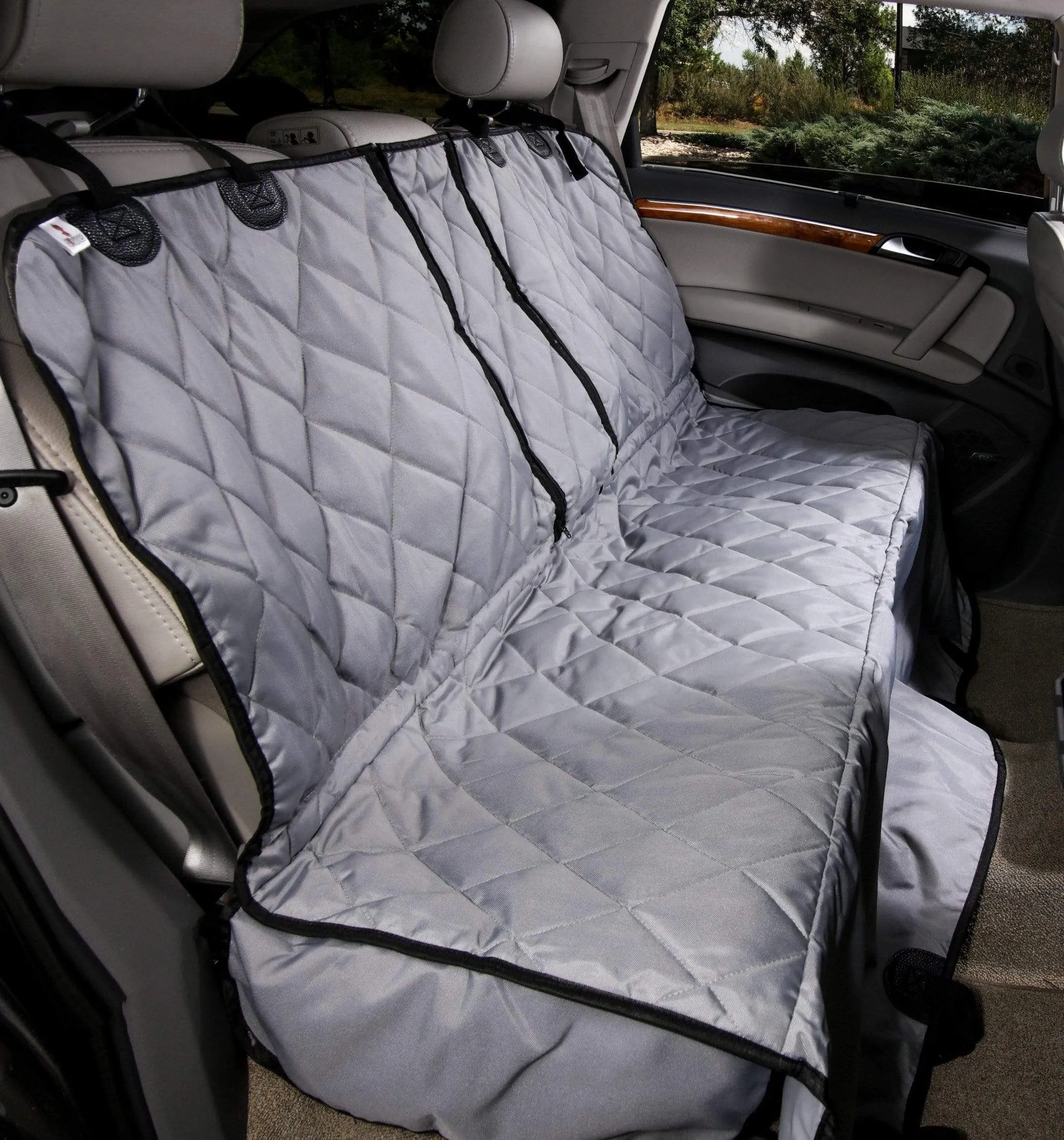 Multi-Function Split Rear Seat Cover with Hammock