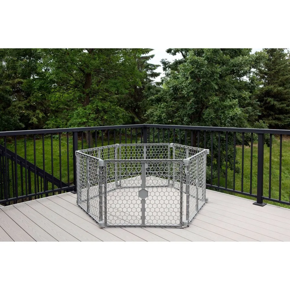 NEW - Regalo 2 -in -1 Play Yard and Baby Gate