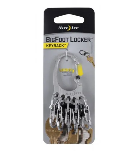 Nite Ize - BIGFOOT LOCKER KEYRACK - S-BINER MICROLOCK -