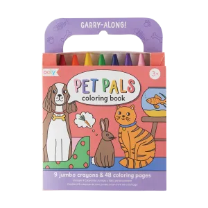 Ooly - Carry Along Coloring Book Kit - Pet Pals