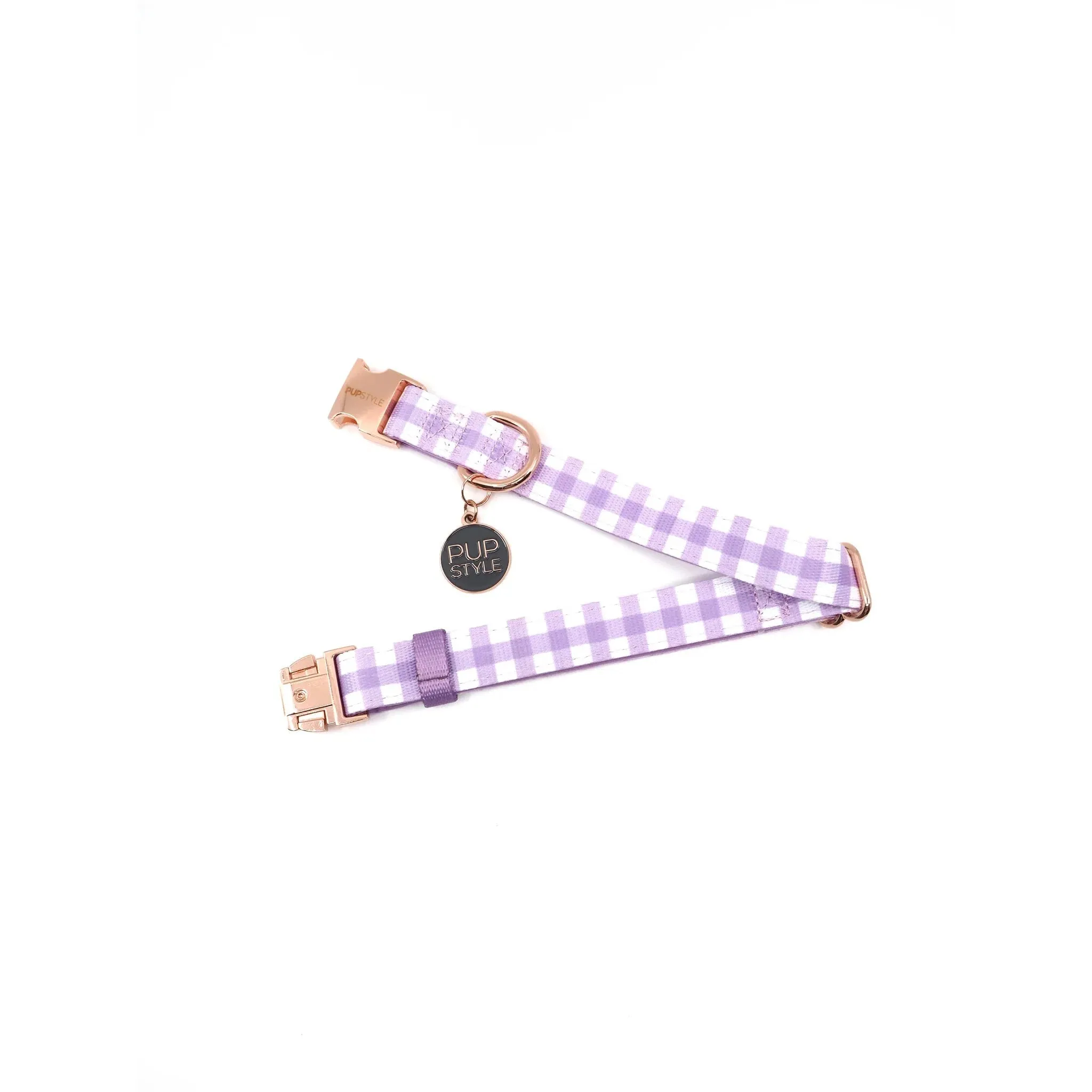 Pupstyle Suburban Berry Milkshake Dog Collar Extra Small