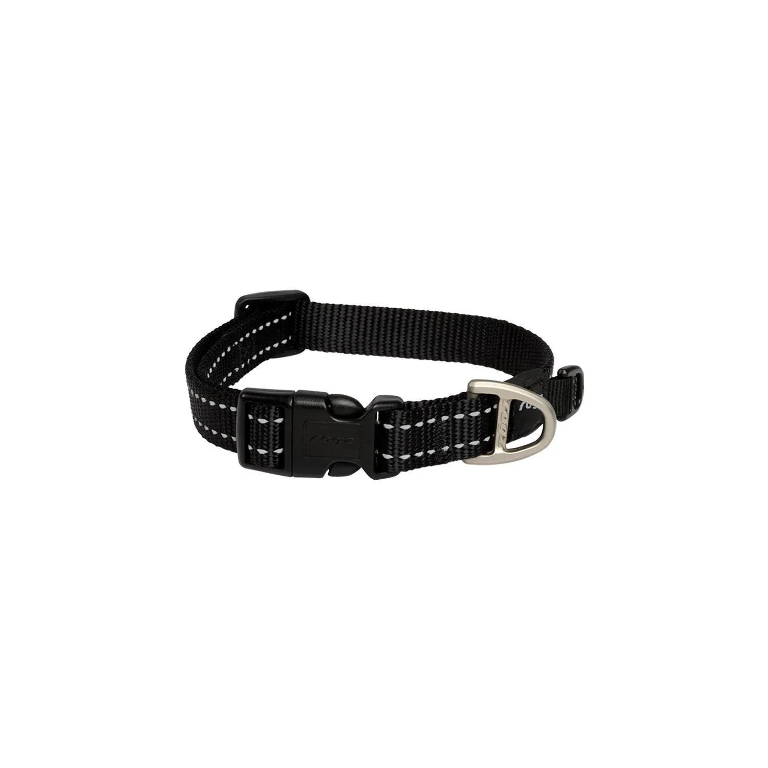 Rogz Classic Medium Dog Collar Black