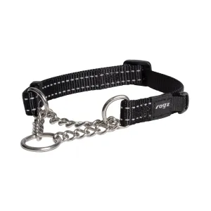 Rogz Control Medium Dog Obedience Collar Black