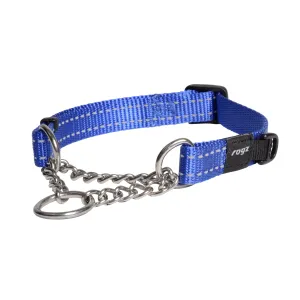 Rogz Control Medium Dog Obedience Collar Blue