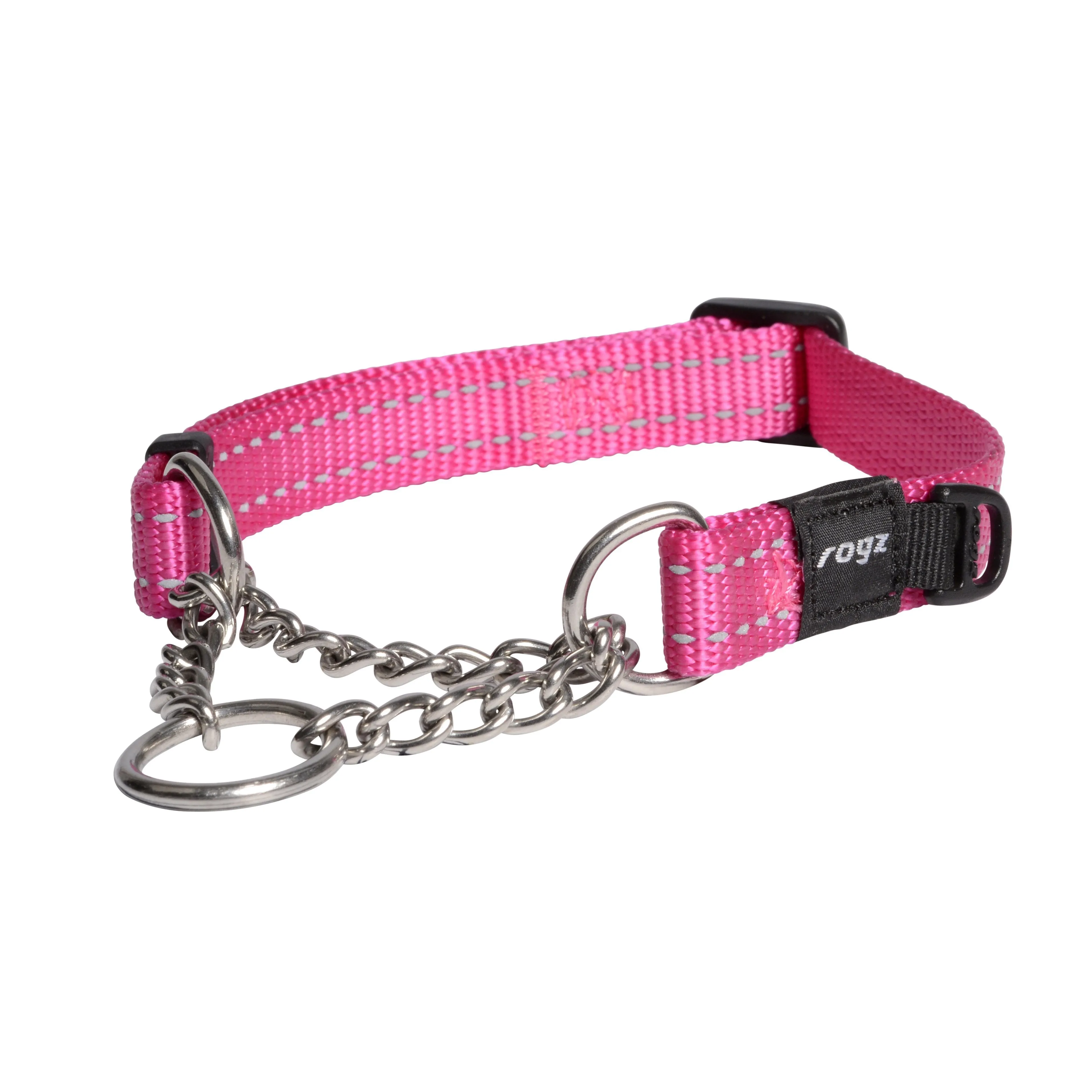 Rogz Control Medium Dog Obedience Collar Pink